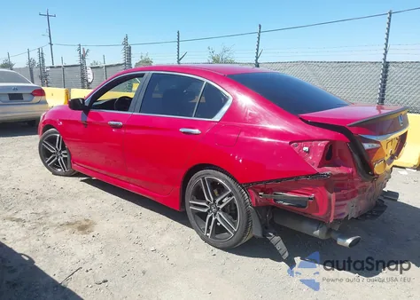 2016 Honda Accord Sport from USA, damaged, VIN 1HGCR2F5XGA219118